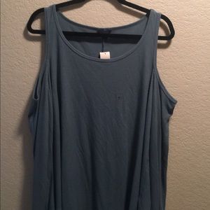 Cold shoulder long sleeve too